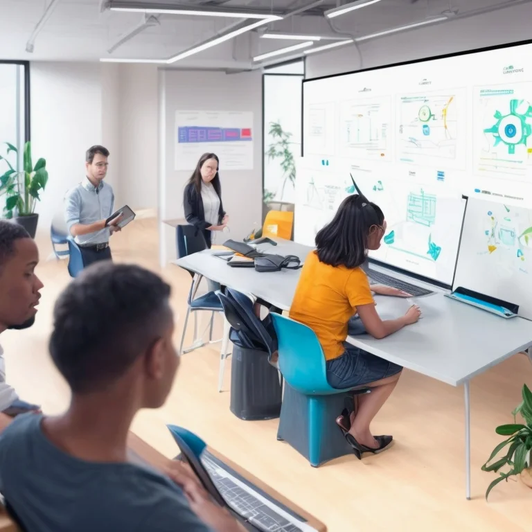 Image représentant l'approche pédagogique par projet de Lessonix